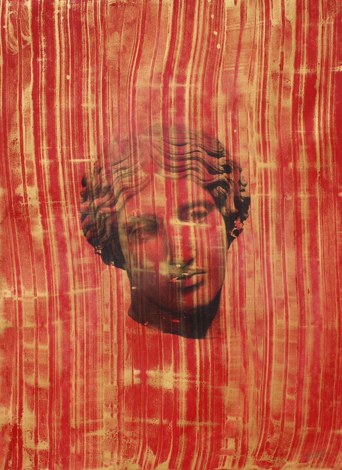 Amazona, técnica mixta sobre papel Superalfa de 56 x 76 cm de Torregar